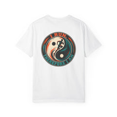 Running Yin Yang T-Shirt — "I Run Therefore I Am" Graphic Tee