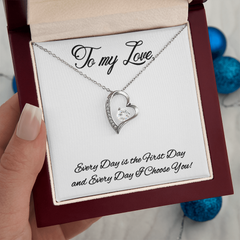 Forever Love Necklace - She Will Melt...At First!