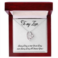 Forever Love Necklace - She Will Melt...At First!