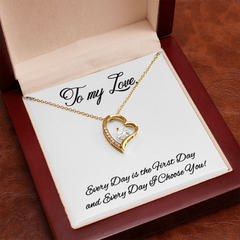 Forever Love Necklace - She Will Melt...At First!