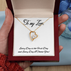 Forever Love Necklace - She Will Melt...At First!