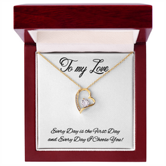 Forever Love Necklace - She Will Melt...At First!