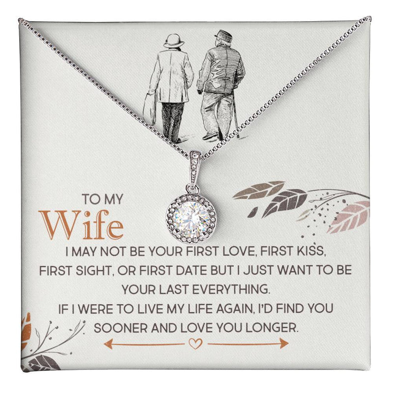 Eternal Hope Necklace – Cushion Cut CZ Crystal Pendant Gift