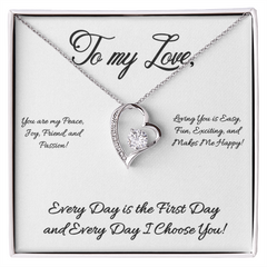 Forever Love Necklace - She Will Melt...At First!