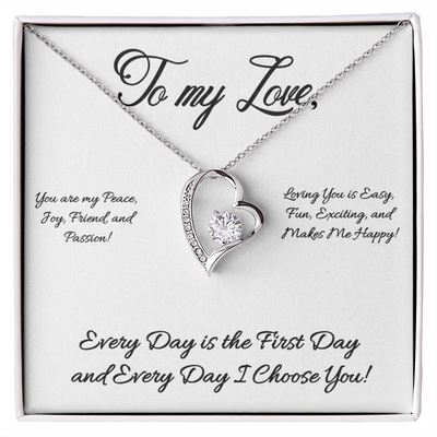 Forever Love Necklace - She Will Melt...At First!
