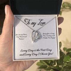 Forever Love Necklace - She Will Melt...At First!